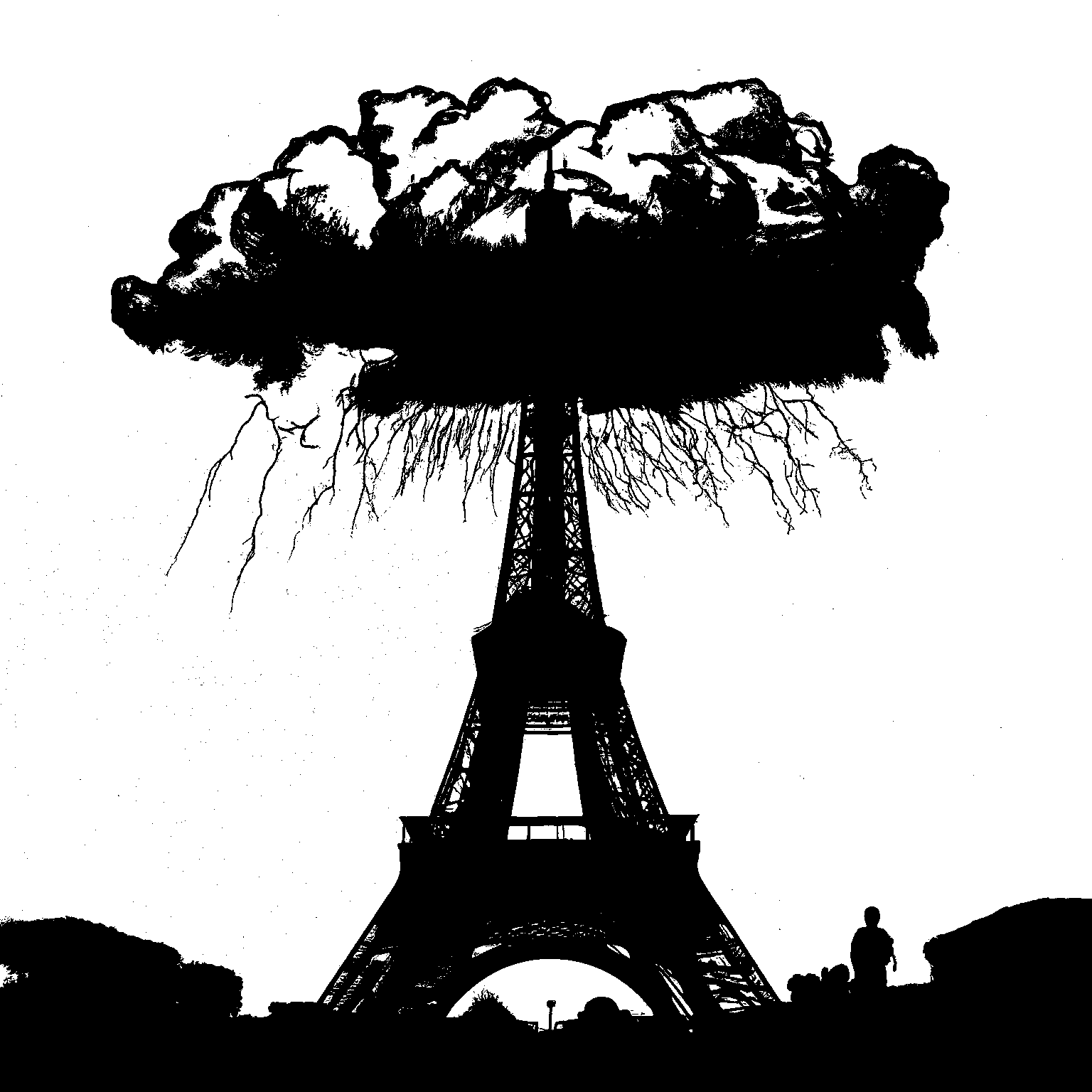 Eiffel Tower view • Extreme weather events increase.