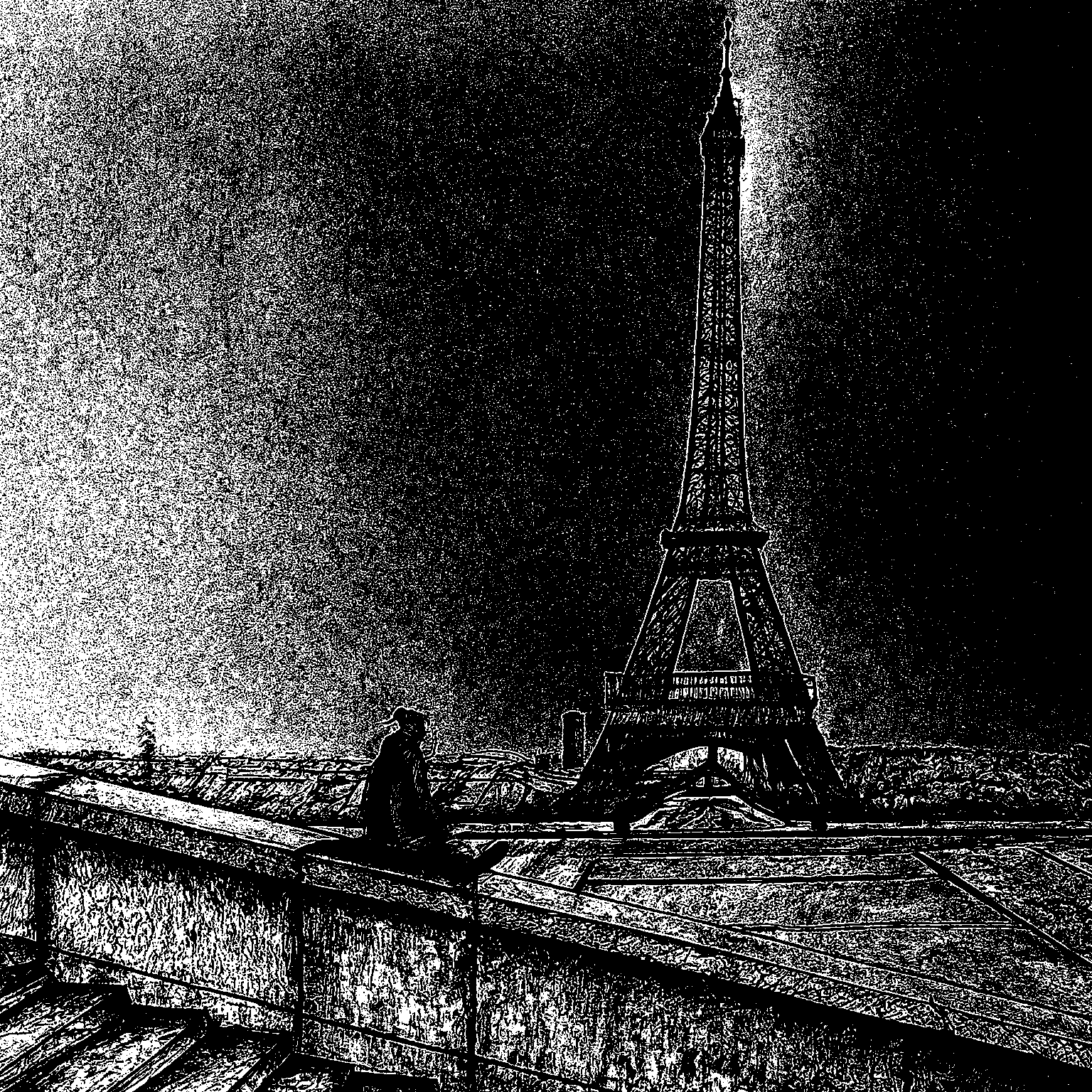 Beautiful Eiffel Tower • Peak global microplastic pollution