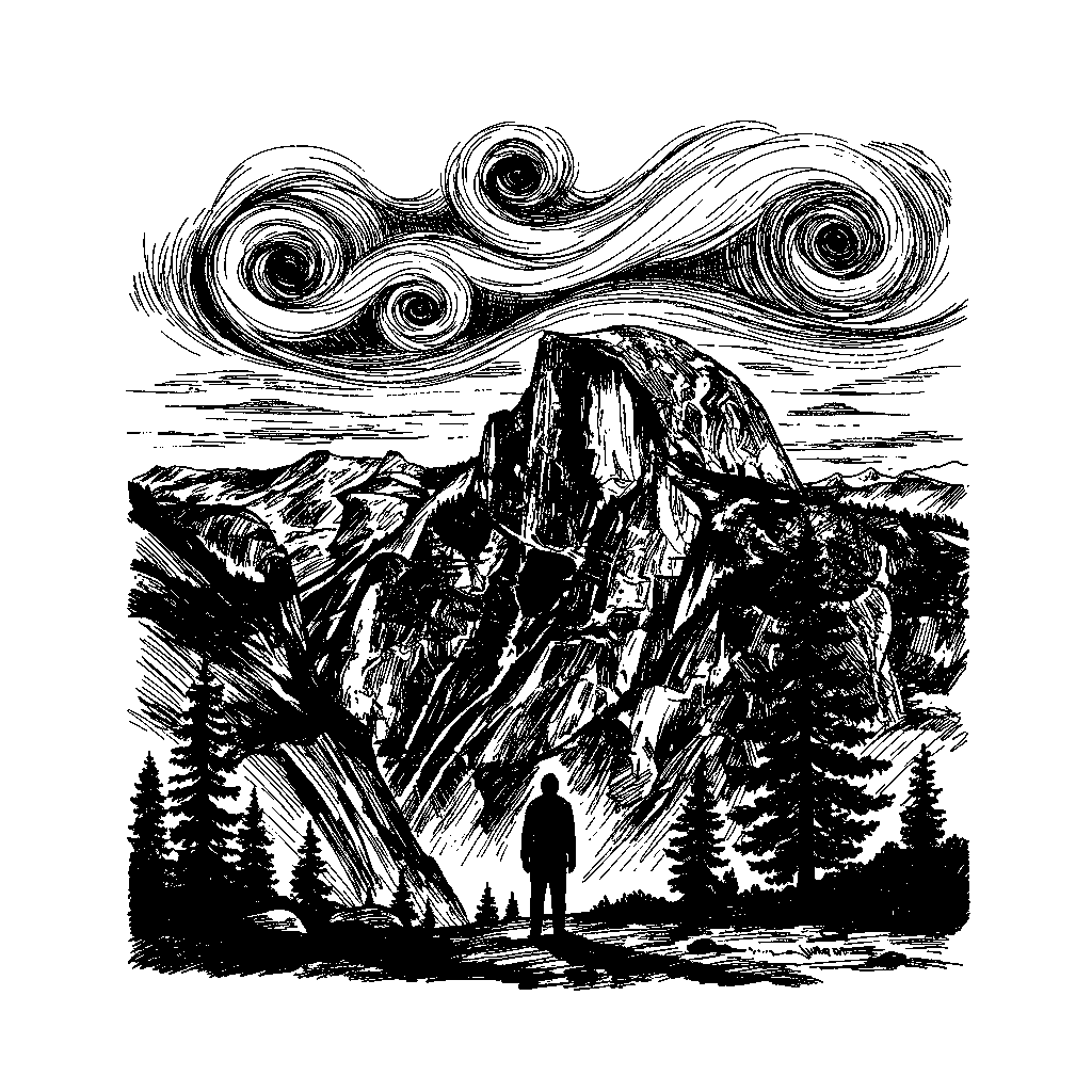 Half dome in Yosemite with sunset • Extreme Weather Events Increased